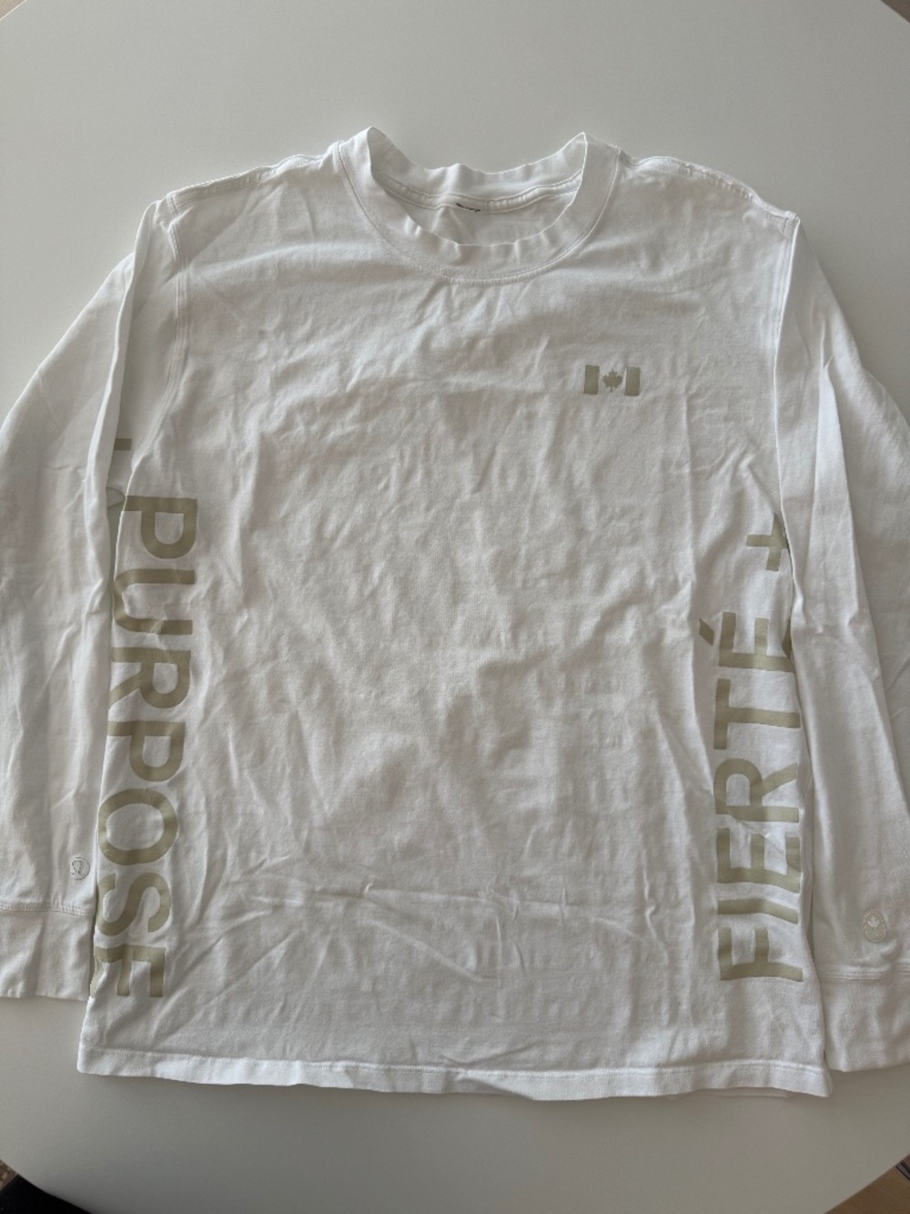 Lululemon x Team Canada | All Yours Long Sleeve Shirt | White | US Size 6